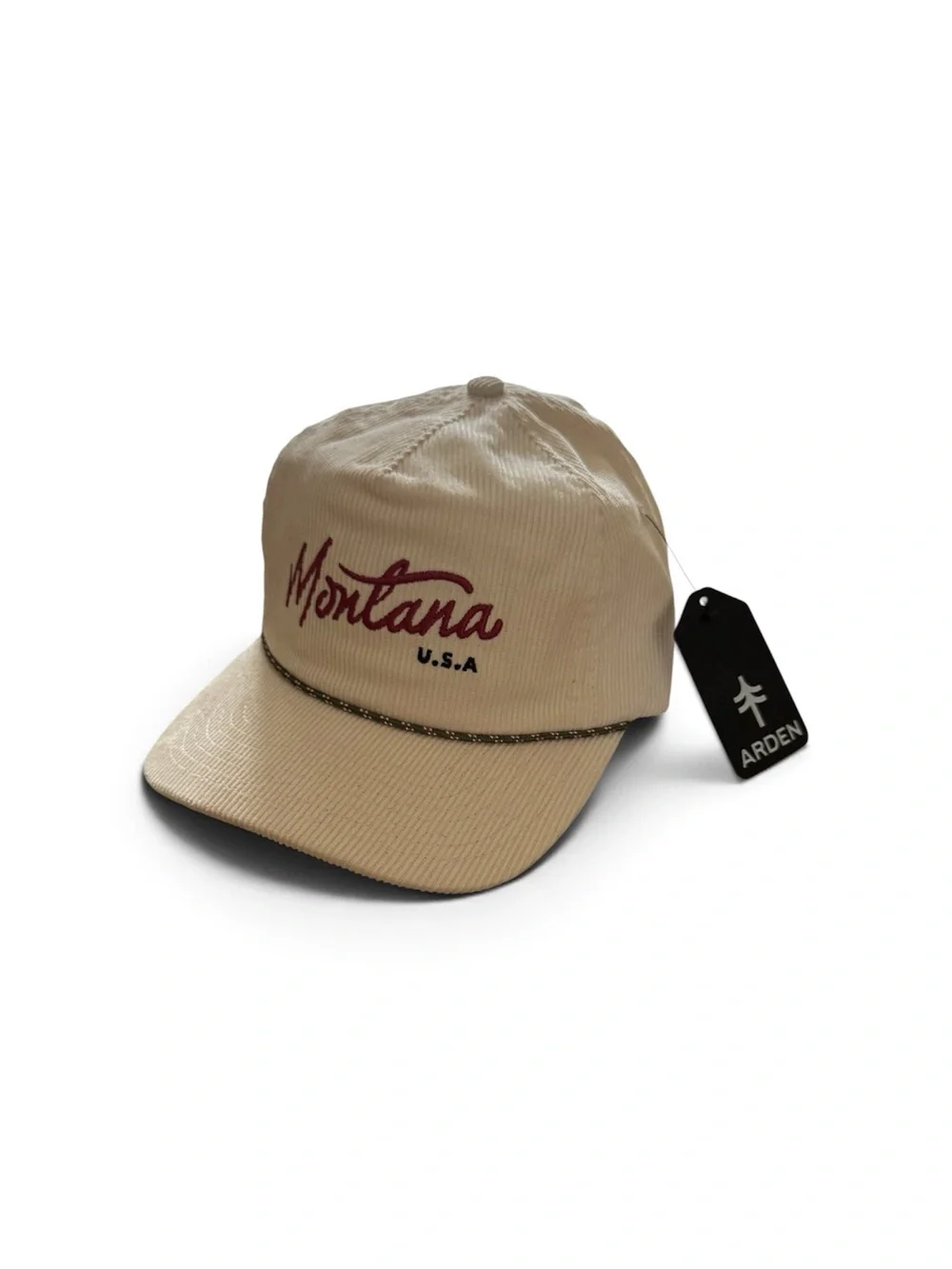 Arden Collective Bridger Cord Cap -Cream